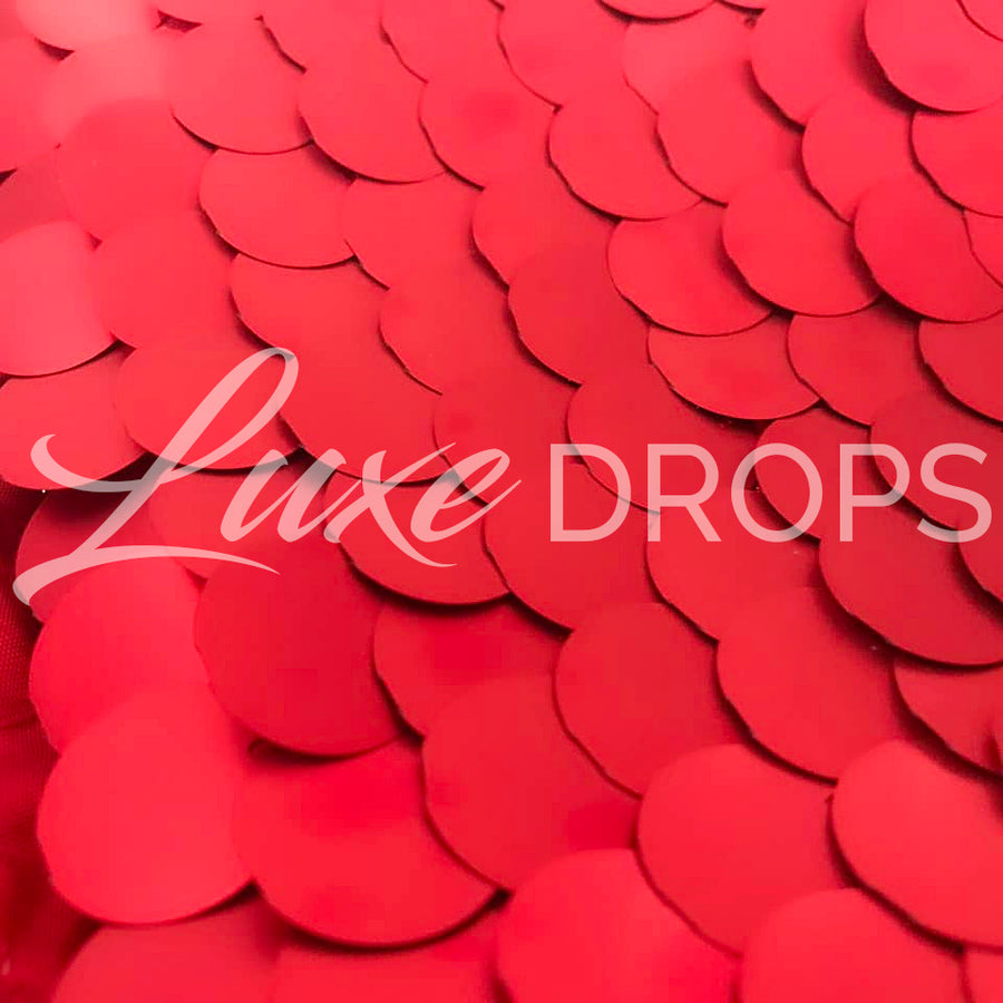Cherry Red Luxe Sequin - NEW!
